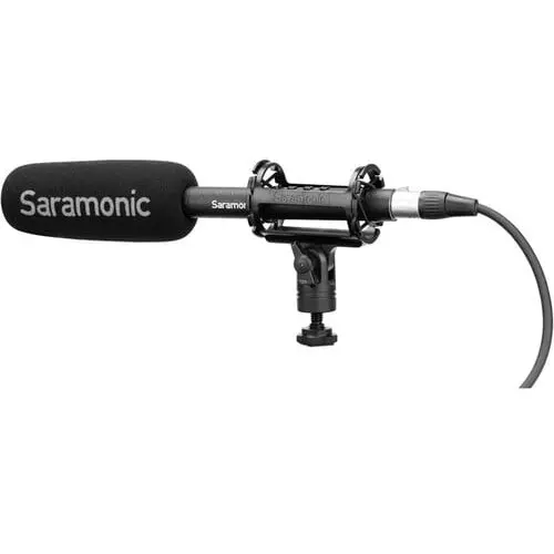 SARAMONIC Microfon hotgun cardioid Saramonic SoundBird T3, Baterie reincarcabila, autonomie de 150 de ore