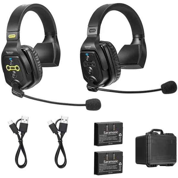 SARAMONIC Sistem intercom wireless, Saramonic WiTalk WT2S, pentru 2 persoane, Full-Duplex 1.9GHz, single-ear