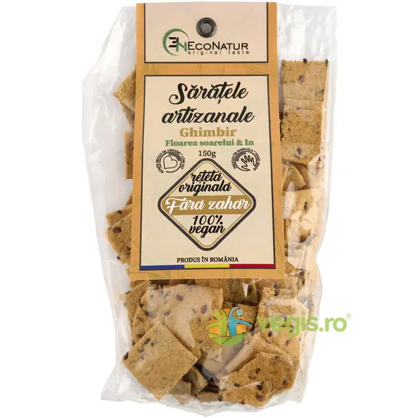 Saratele Artizanale cu Ghimbir, Floarea Soarelui si In fara Zahar 150g