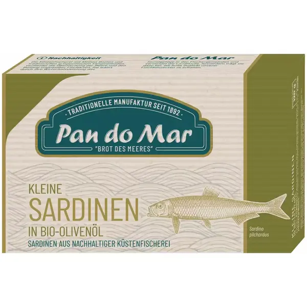 Sardine mici in ulei bio de masline extravirgin - 120 g