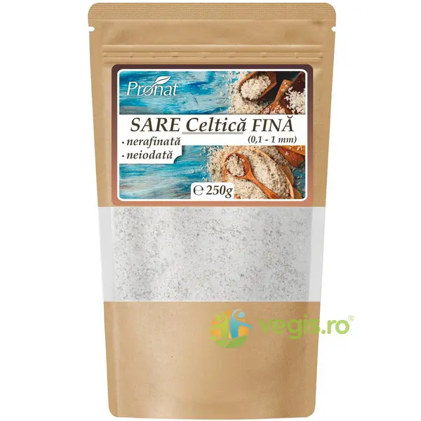 Sare Celtica Fina, Nerafinata si Neiodata 250g
