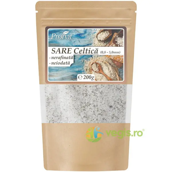 Sare Celtica Grunjoasa, Nerafinata si Neiodata 200g