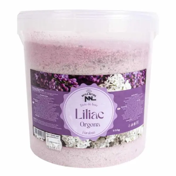 Sare de Baie, Aroma de Liliac, Galeata 5 kg
