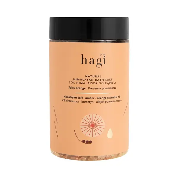 Sare de baie Spicy Orange, 480g, Hagi