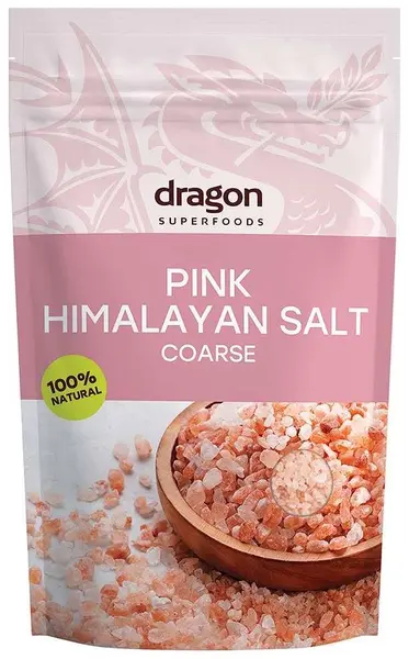 Sare de Himalaya, grunjoasă, 500 g, Dragon Superfoods