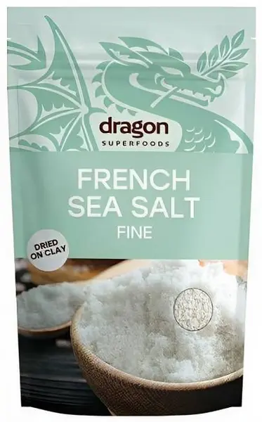 Sare de mare franceză, fină, 500 g, Dragon Superfoods