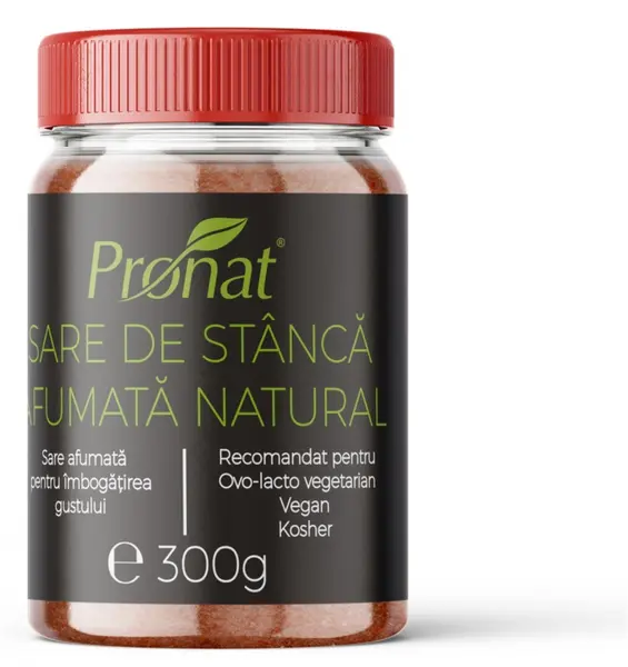 Sare de stanca afumata natural, 300 g
