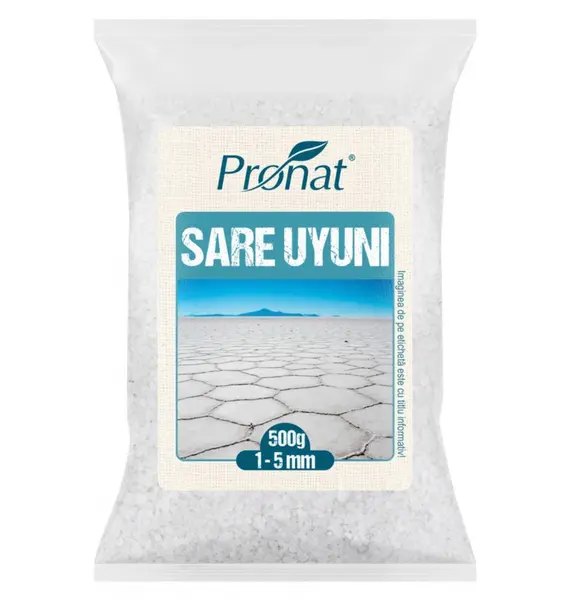 Sare din desertul UYUNI din Bolivia 1-5mm, 500g