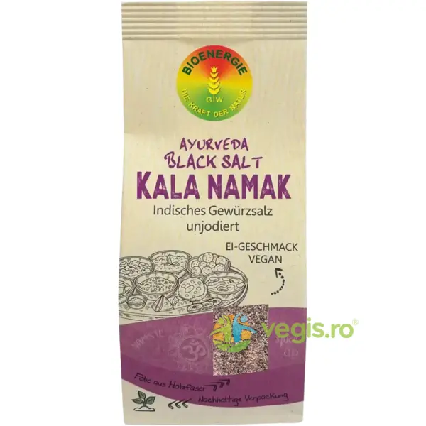 Sare Neagra Fina Condimentata Neiodata Ayurveda Kala Namak 200g
