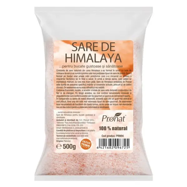 Sare Neiodata de Himalaya de Masa, 500 g, Pronat