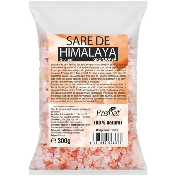 Sare Neiodata de Himalaya, Grunjoasa, 300 g