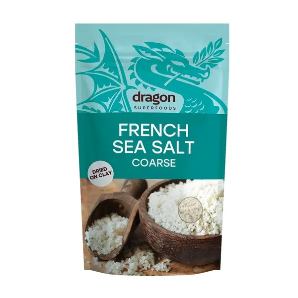 Sare pura de mare franceza (sare celtica) grunjoasa 500g Smart Organic