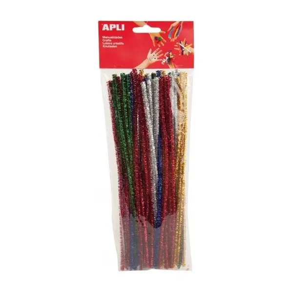 Sarma Chenille cu sclipici, 50 buc | Apli