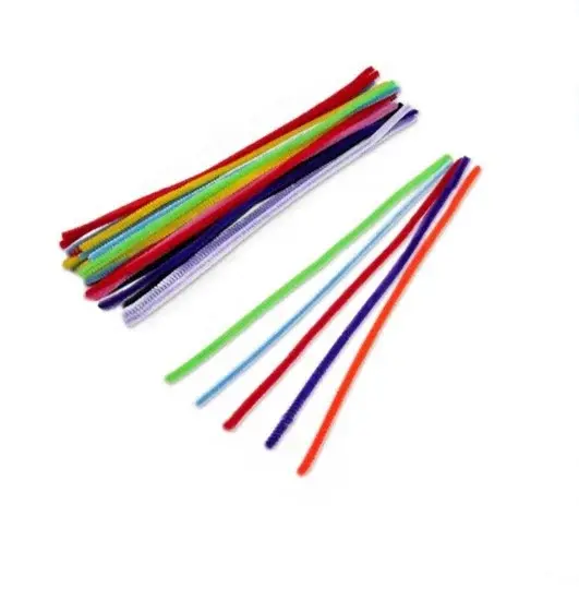 Sarma plusata pentru activitati crafts,multicolor,40 bucati set