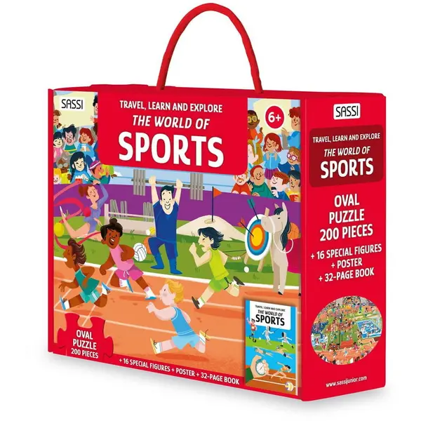 Sassi Cunoaste si exploreaza - Puzzle Ora de sport (200 piese)