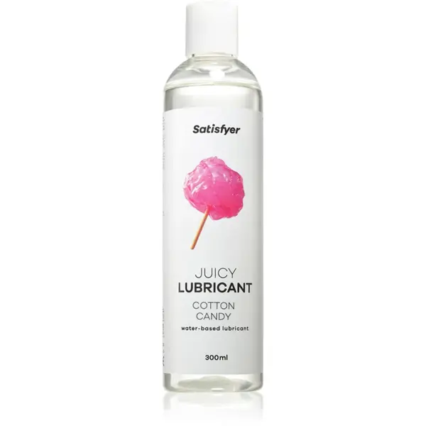 Satisfyer Juicy Lubricant gel lubrifiant cu aromă Cotton Candy 300 ml