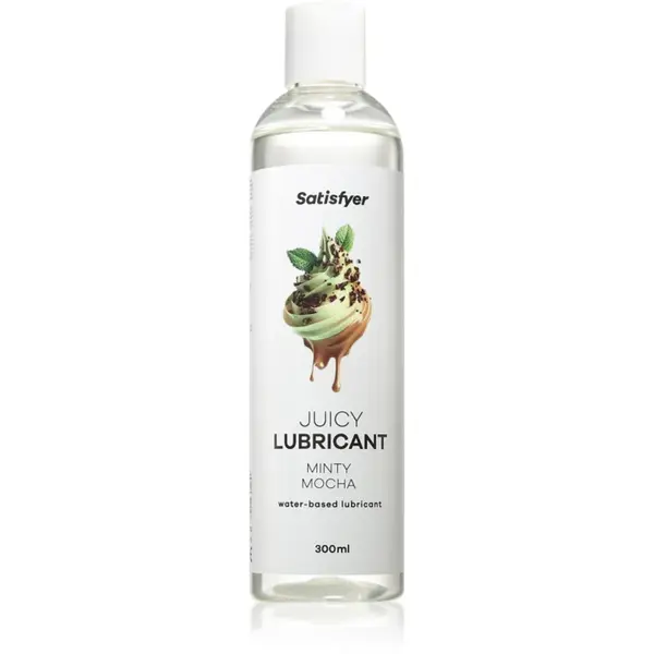 Satisfyer Juicy Lubricant gel lubrifiant cu aromă Minty Mocha 300 ml