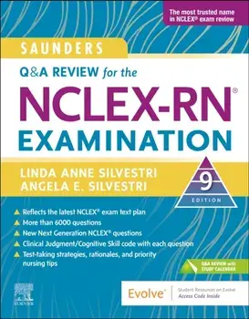 Saunders Q & A Review for the NCLEX-RN (R) Examination. 9 ed, Paperback/***