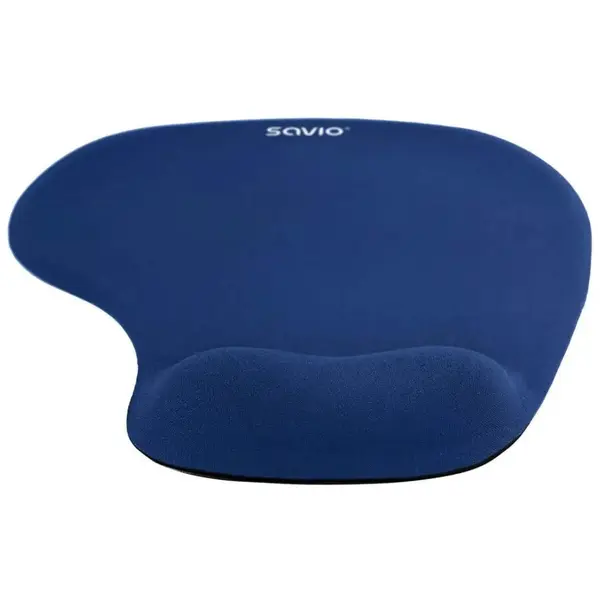 Savio Mousepad de gaming Savio, Cu gel, 230 x 190 x 18 mm, Cauciuc, Bleumarin