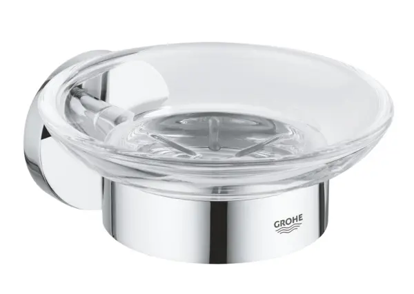 Savoniera Grohe Start, pe perete, 125 mm, metal/sticla, crom, 41193000