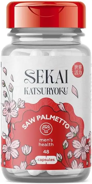 Saw Palmetto, 48 capsule, Sekai Katsuryoku