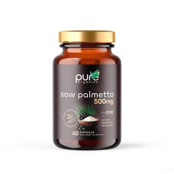 Saw Palmetto – Sprijin prostata - 60cps PureOrganics