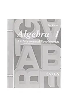 Saxon Algebra 1 Tests Only Third Edition - Jason Roucloux