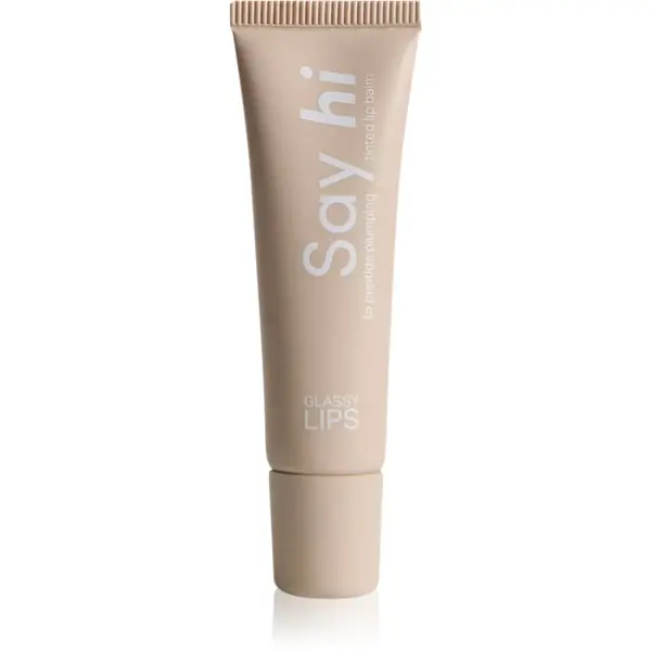 Say Hi Glassy Lips balsam de buze colorat cu peptide culoare Coral 10 ml
