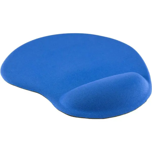 SBOX Mouse pad Ergonomic Sbox MP-01, Suport pentru Incheietura, Suprafata Textila, Baza Cauciucata Anti-Alunecare, Dimensiuni 23 x 19 x 0.3cm, Albastru