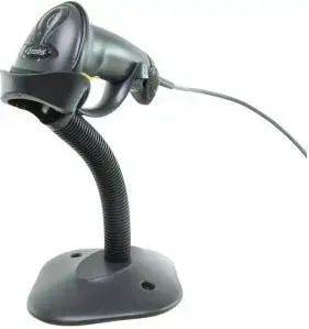 Scanner coduri de bare Motorola Symbol LS2208, USB, Stand inclus (Negru)