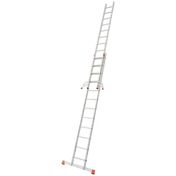 Scara culisanta din aluminiu Monto Fabilo, 2x12 trepte