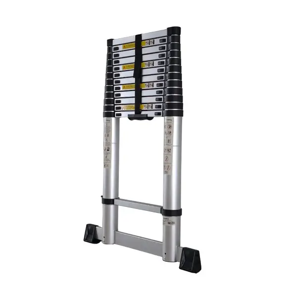 Scara telescopica din aluminiu MESTERINO TOOLS MTJL-101-5.4, 5.4 metri, 14 trepte, greutate maxima suportata 150 kg