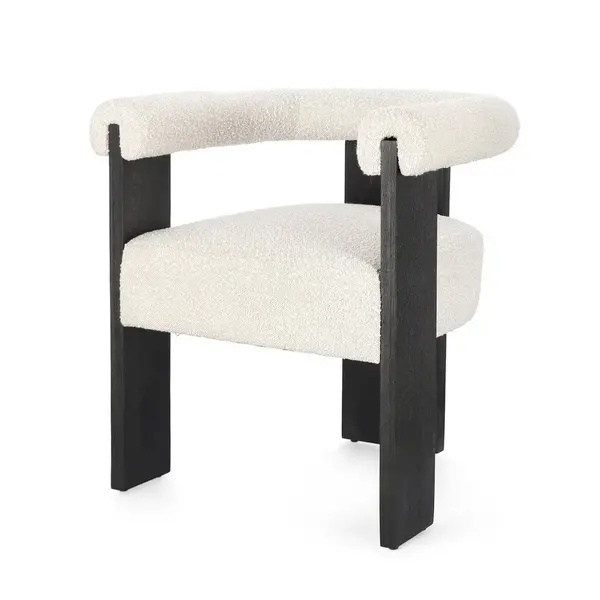 Scaun AGAPE BLACK - Cream
