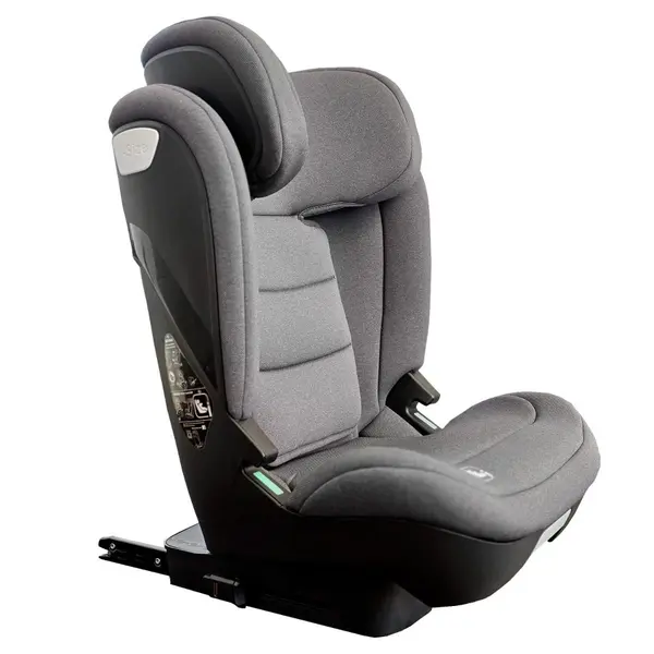 Scaun Auto Appekids Q-Fix, Isofix, i-Size, 100-150cm, gri KID276159, la doar 537,00 lei