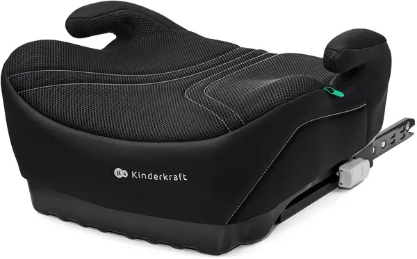 Scaun auto booster KinderKraft - I-Boost 2 Pro, IsoFix, i-Size, 125-150 cm, Black