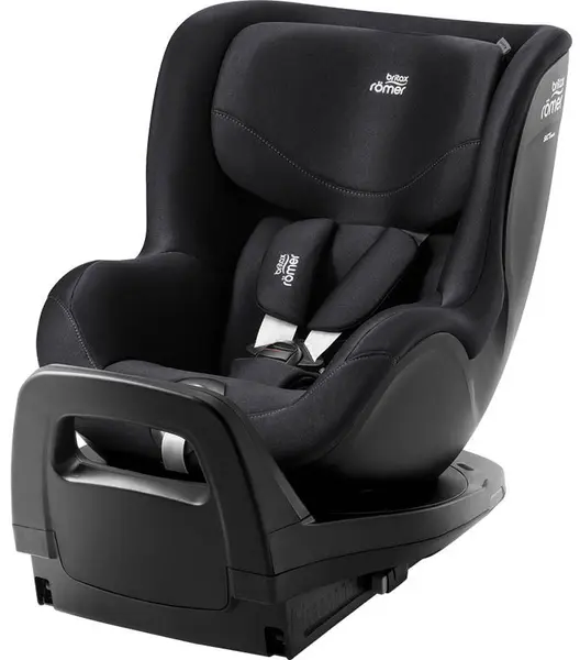 Scaun auto Britax Romer - Dualfix Pro M, IsoFix, i-Size, 61-105 cm, Deep Black