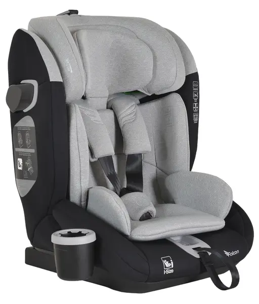 Scaun auto Cangaroo - Falcon, i-Size, 76-150 cm, Opal-grey