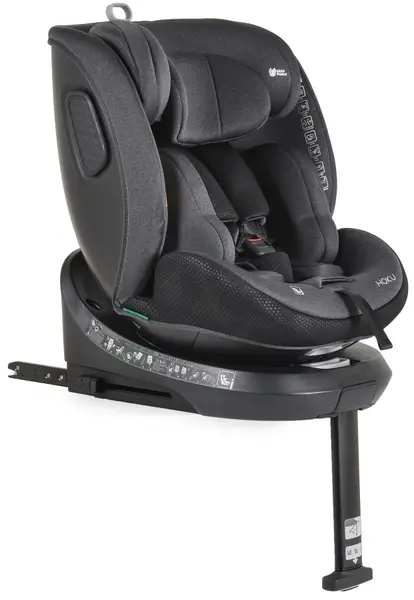 Scaun auto Cangaroo - Hoku, IsoFix, i-Size, 40-150 cm, negru