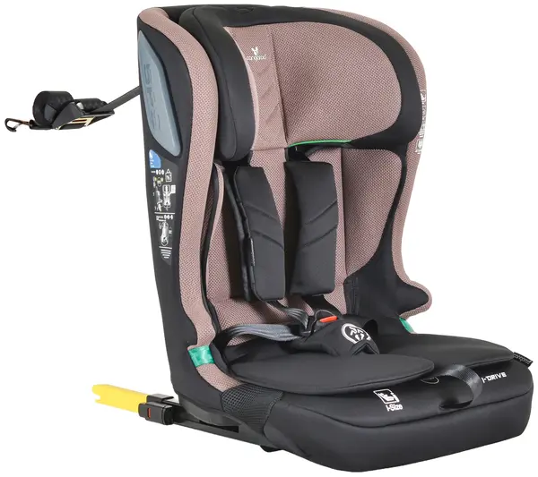 Scaun auto Cangaroo - iDrive, i-Size, IsoFix , 76-150 cm, Powder-Puff