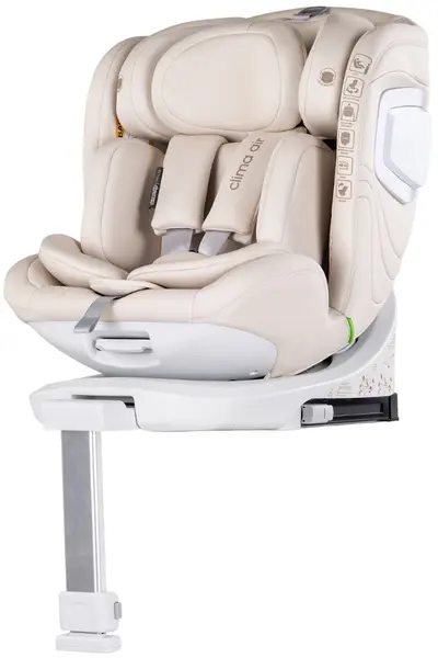 Scaun auto Chipolino - Clima Air, 360°, IsoFix, I-Size, 40-150 cm, biscuit