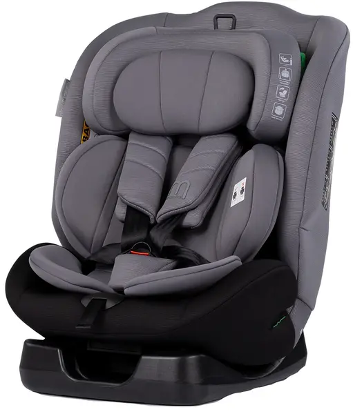 Scaun auto Chipolino - Mondial, i-Size, 40-150 cm, gri închis