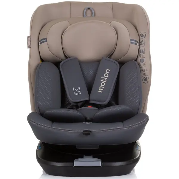 Scaun auto Chipolino Motion I-Size 40-150 cm macadamia cu sistem Isofix