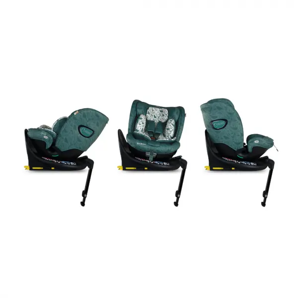 Scaun auto Cosatto All in All Extra Wildwood 40-150 cm I-Size, Testare ADAC, Isofix, SIPS, Rotatie 360, Tetiera reglabila