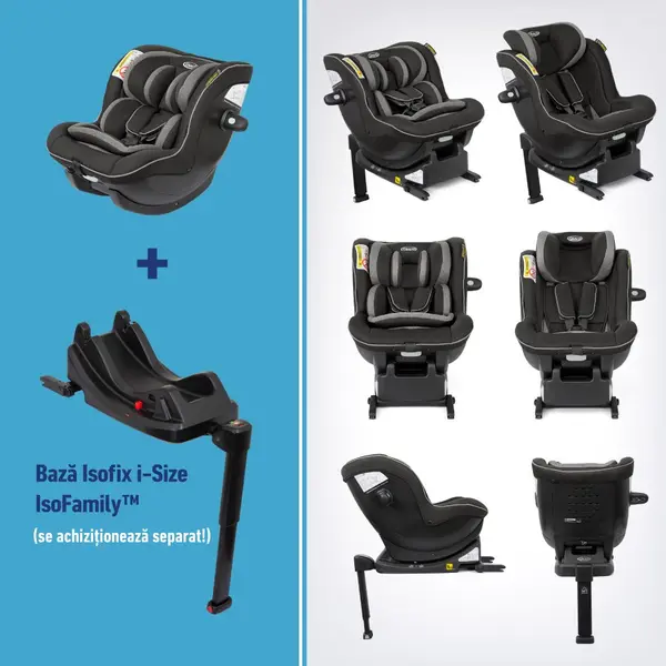 Scaun auto Graco Ascent i-Size Black
