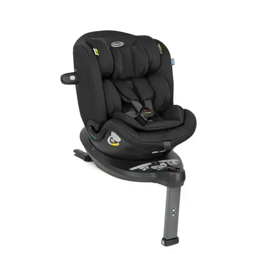 Scaun auto Graco rotativ 360 Turn2Me Grow, 0-7 ani, I-Size, reglabil, Negru