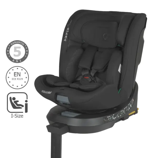 Scaun auto iSize, Coccolle Ario, 40-150 cm, Midnight Black