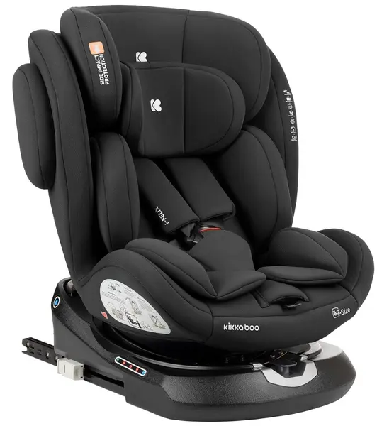Scaun auto KikkaBoo - i-Felix, IsoFix, i-Size, 40-150 cm, Black