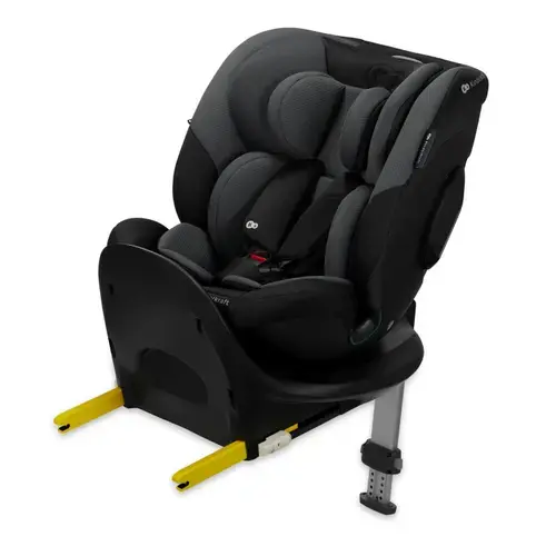 Scaun auto KinderKraft I-Fix 360°, i-Size, 40-150 cm, Negru