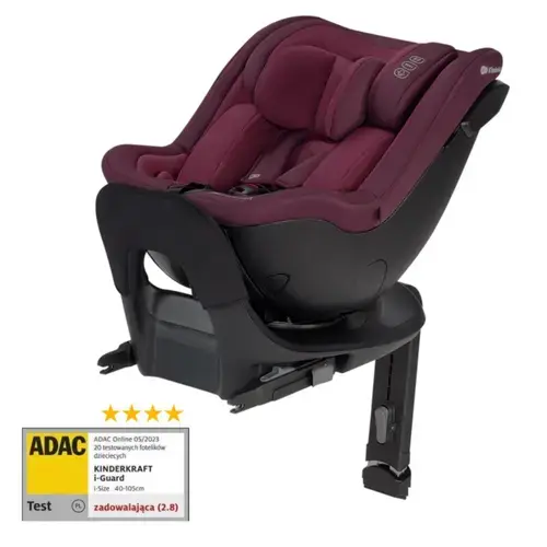 Scaun auto KinderKraft I-GUARD, i-Size, 40-105 cm, Visiniu