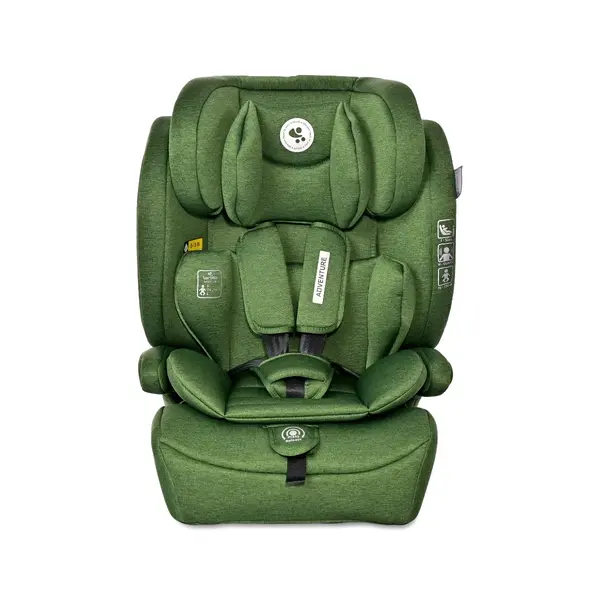 Scaun auto, Lorelli Adventure, i-Size, 15 luni-12 ani, 76-150 cm, Green